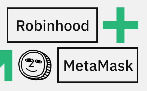 The Robinhood broker will allow you to buy cryptocurrency through the MetaMask wallet