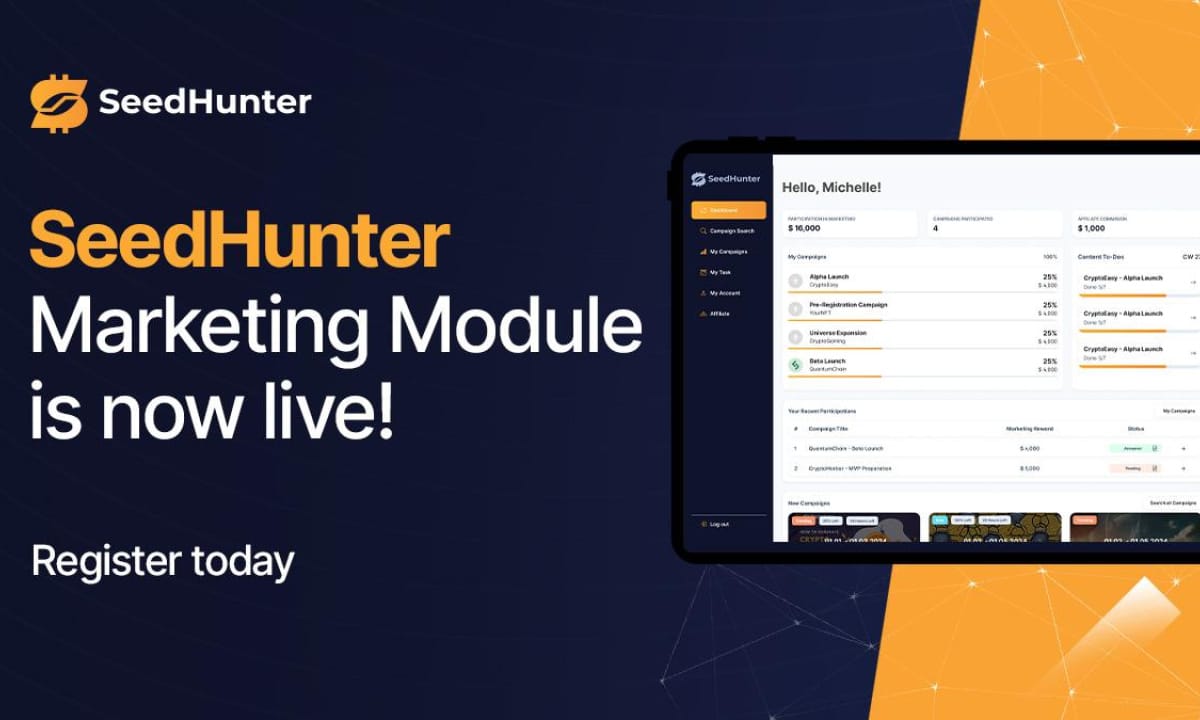 Seedhunter - специализированная платформа, которая способствует сотрудничеству между инфлюэнсерами и и криптовалютными проектами для получения трафика в сообществе Web3