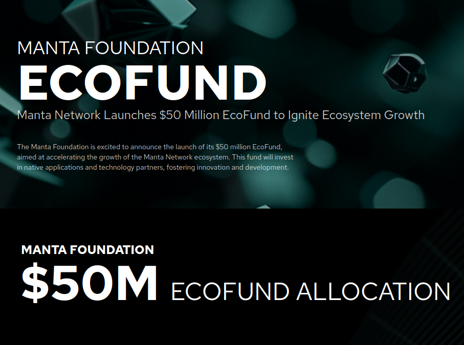 Manta Foundation推出了5000万美元的生态系统基金