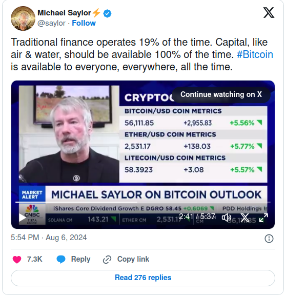 Michael Saylor Advocates for US Bitcoin Reserve Strategy