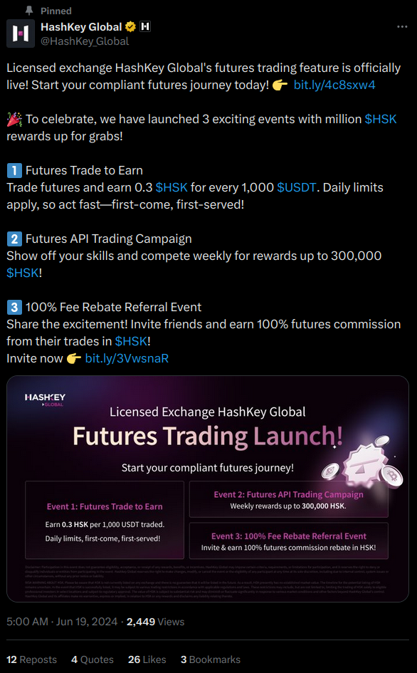 HashKey Global Officially Launches Futures Trading, Pioneering a New Era in “Licensed Futures Trading” post image