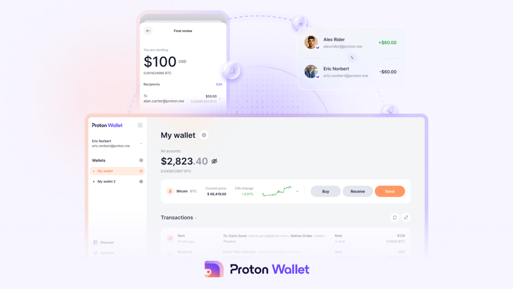 Protonmail Maker Proton正在推出自己的比特币钱包 post image